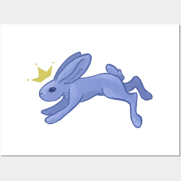 Lilac Bunny King Wall Art by CloudWalkerDesigns